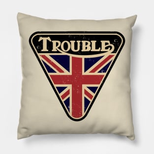 Trouble Solid - Vintage Pillow