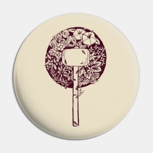 Floral Hammer Pin