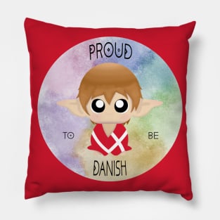 Proud to be Danish (Sleepy Forest Creatures) Pillow