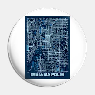 Indianapolis - Indiana Peace City Map Pin