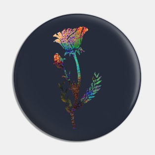 Poppie Flower Pin