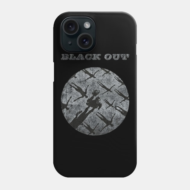 Muse // Black Out Retro Style Phone Case by Ilustra Zee Art