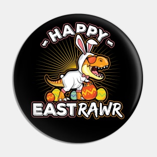 Happy Eastrawr Dinosaur Bunny T-Rex Easter Pin