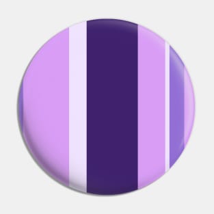 Purple stripes Pin