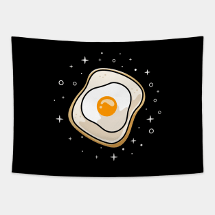 Egg toast with sparkling stars Tapestry