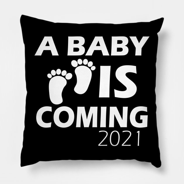 Pregnant - A baby is coming Pillow by KC Happy Shop