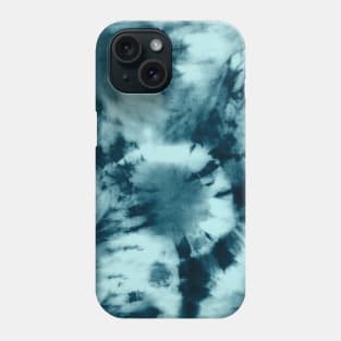 Navy and Blue Pastel Tie-Dye Phone Case
