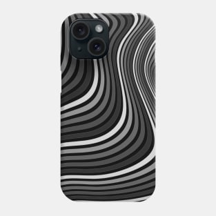 Shades of Gray Swirls Phone Case