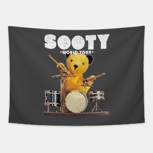 Sooty World Tour Drums Tapestry