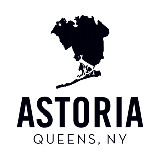 Astoria, Queens - New York (black) T-Shirt