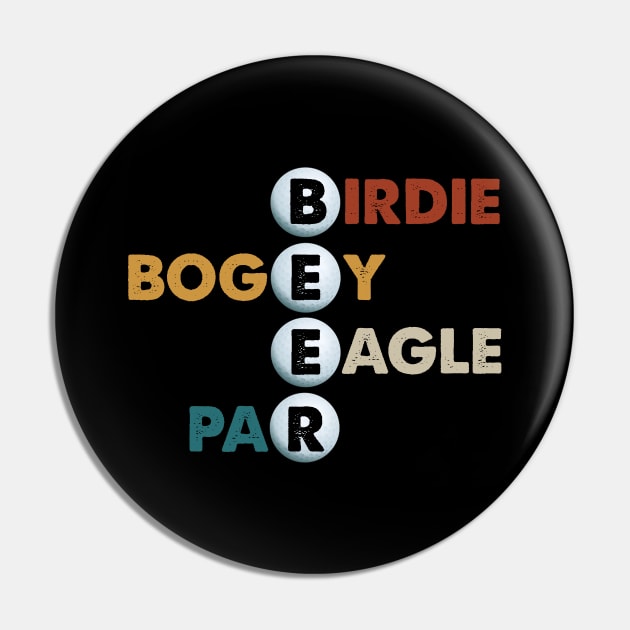 Vintage Birdie Bogey Eagle Par Beer Funny Golf Golfing Golfer Gif Pin by Marang