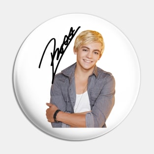 Ross Lynch R5 Austin Moon autograph signed signature Pin