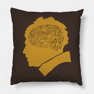 David's Mind (alternative colour) Pillow