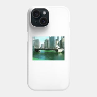 Chicago River on St. Patrick's Day Phone Case