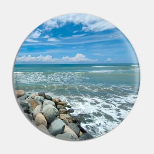 Beach front stones Pin