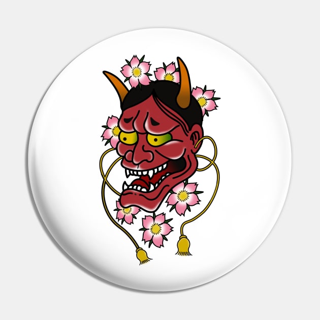 Traditional Hannya Sakura Mask (FULL) Pin by Avramescool