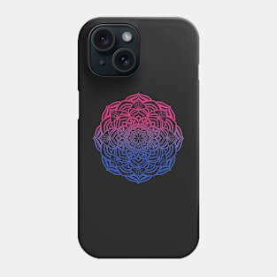 Gradient Bi Pride Mandala Phone Case