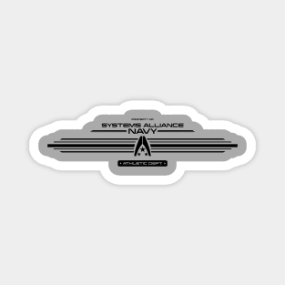 Alliance Navy Athletic Dept. [Black] Magnet