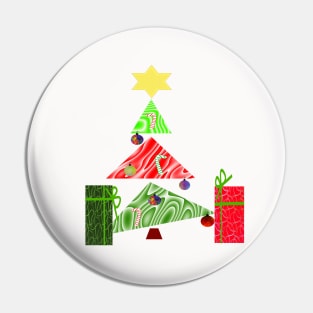 Whimsical Christmas Tree Pin