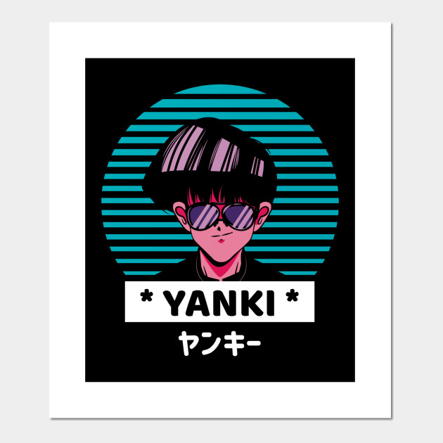 anime retro style boy yanki japanese 80s subculture