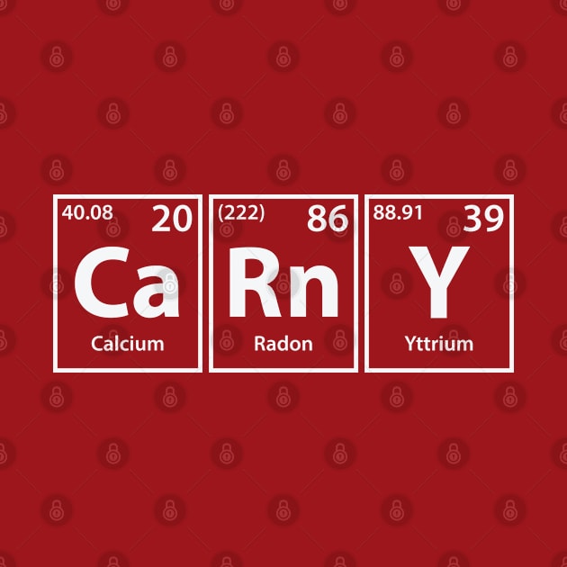 Carny (Ca-Rn-Y) Periodic Elements Spelling by cerebrands