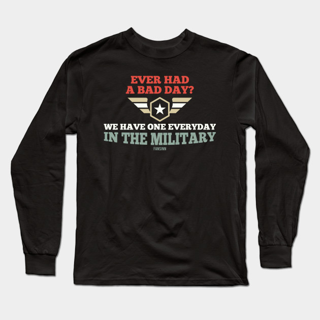Military Uniform Soldier Veteran Tanks Military Long Sleeve T