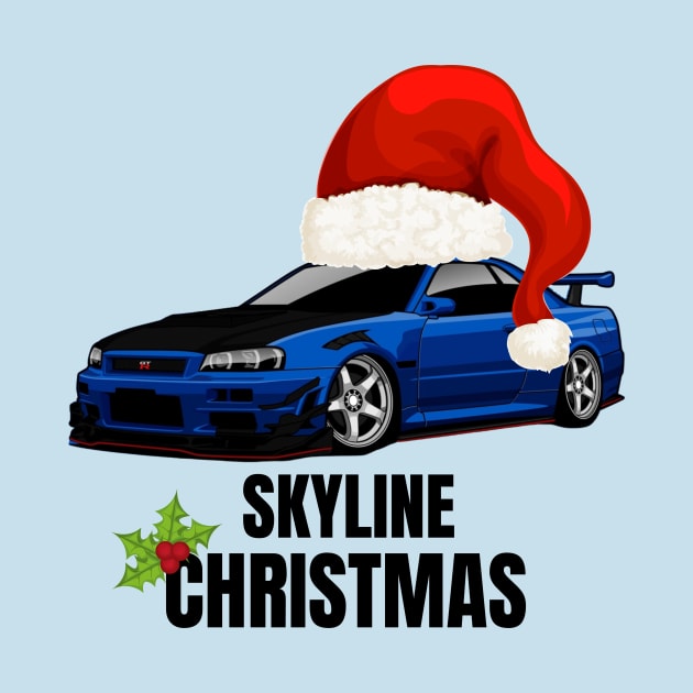 Skyline Christmas { Skyline GTR R34 } by MOTOSHIFT