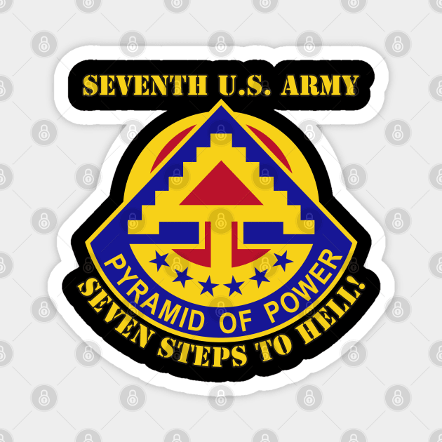 Seventh U.S. Army Magnet by MBK