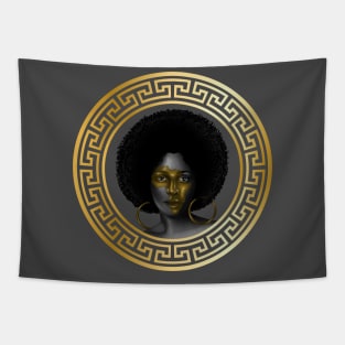Afro Woman, Poud African Woman Tapestry
