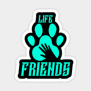 DOG LOVERS FOR LIFE Magnet