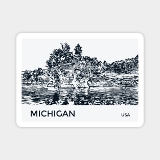 Michigan USA Magnet
