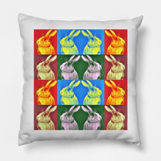 Dutch Bunny Rabbit POP Art 2 Pillow