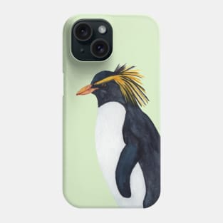 Northern Rockhopper Penguin Phone Case