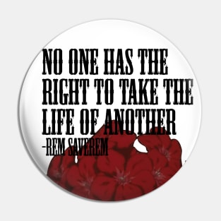 Rem's Admonition Pin