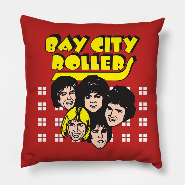 Bay City Rollers Pillow by Chewbaccadoll