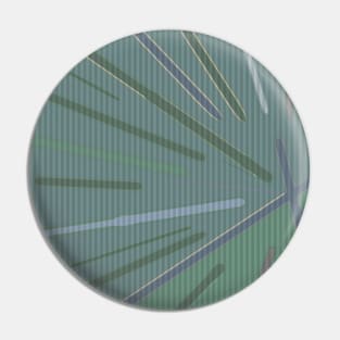 Rays - Modern Art Design | Lines | Soft Green Pin