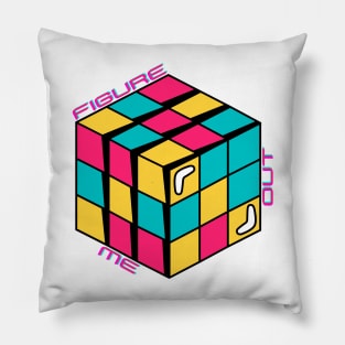 Figure Me Out Puzzle Cube! Pillow