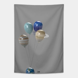 Earth & the Gas Giants Tapestry