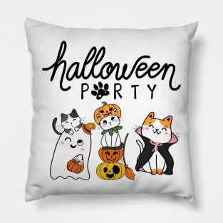 Cute Halloween Cats Pillow