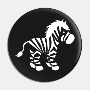 Zebra monochrome Pin