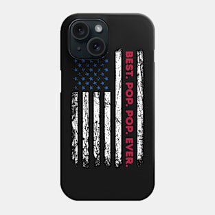 Best Pop Ever Vintage American Flag Fathers Day Phone Case