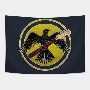 Black Raven Strat guitar Tapestry