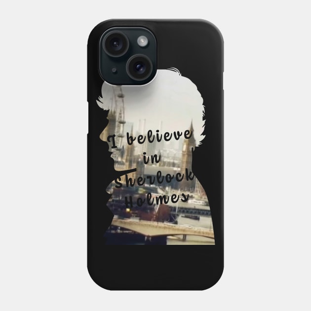 Sherlock Holmes · BBC tv show sherlock - Belivene in Sherlock Phone Case by Uwaki