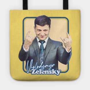 Zelensky Ukraine / Retro Fan Art Design Tote