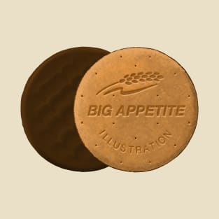 Big Appetite Chocolate Digestive Biscuit T-Shirt