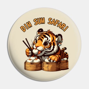 Dim sum Bengal tiger Pin