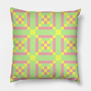 Alabama Patchwork Pattern Pillow