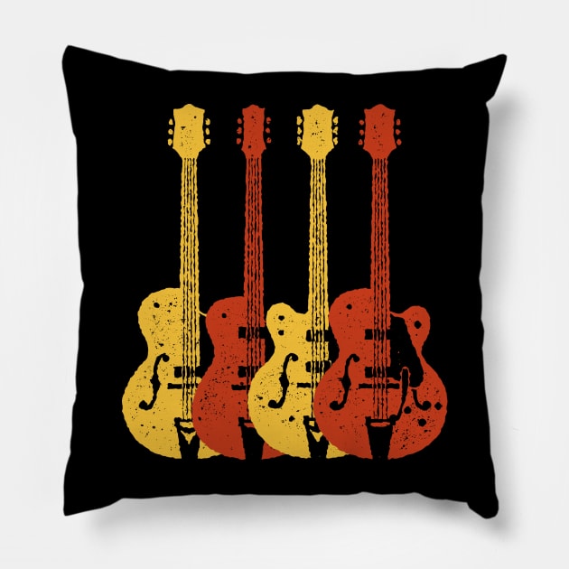 Chet Atkins Country Electric Guitar Pillow by Daniel Cash Guitar