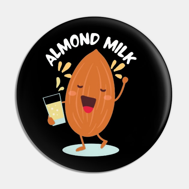 Almond Milk Pin by naesha stores