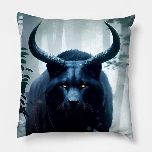 Wild Symphonic Musings Pillow by GoodSirWills Place